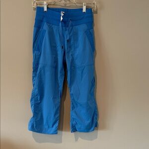 Lululemon Athletica Vibrant Blue Studio Capri